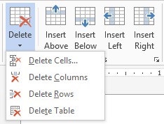  Delete Delete Cells Xóa ô Delete Columns Xóa cột Delete Rows Xóa hàng 7