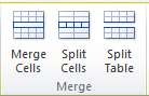  Merge Cell Trộn các ô đang chọn thành một ô duy nhất Split Cells Tách thành 8