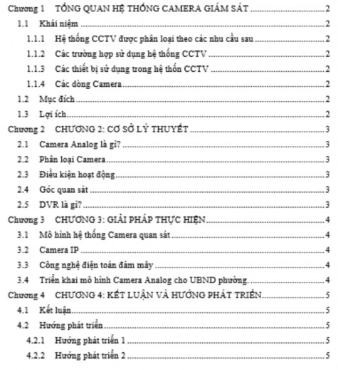 Các bước thực hiện Hình 1 36 – Mục lục mẫu Bước 1 Tạo mức 1 cho tên 5
