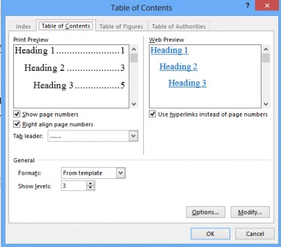 Hình 1 46 – Chèn mục lục vào văn bản Cập nhật lại mục lục trong quá 5