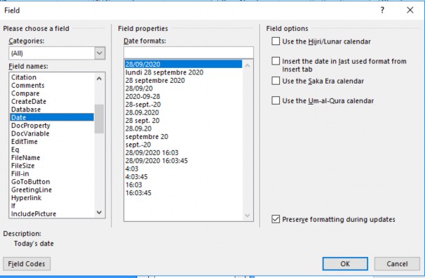 Hình 1 58 – Cách tạo trường văn bản Chèn một số loại trường đòi hỏi 7