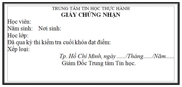 Danh sách học viên Cách thực hiện trộn thư như sau Tạo tập tin data source 10