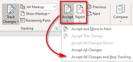 Hình 1 80 Cách tắt Track Changes Giao diện mặc định khi sử dụng Track Changes 5