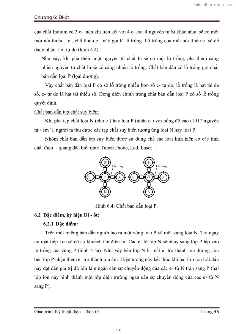 Giáo trình Kỹ thuật điện và điện tử - 4 Trang 46