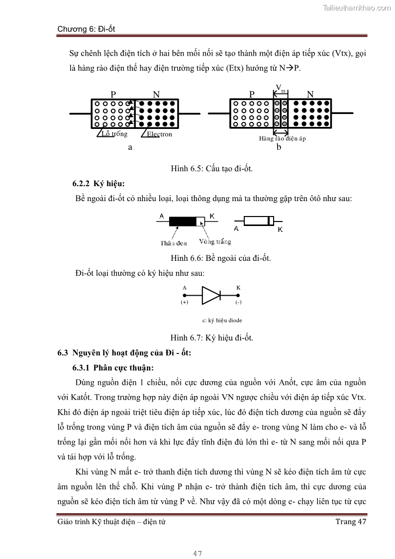Giáo trình Kỹ thuật điện và điện tử - 4 Trang 47