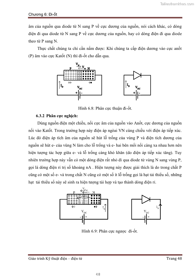 Giáo trình Kỹ thuật điện và điện tử - 4 Trang 48