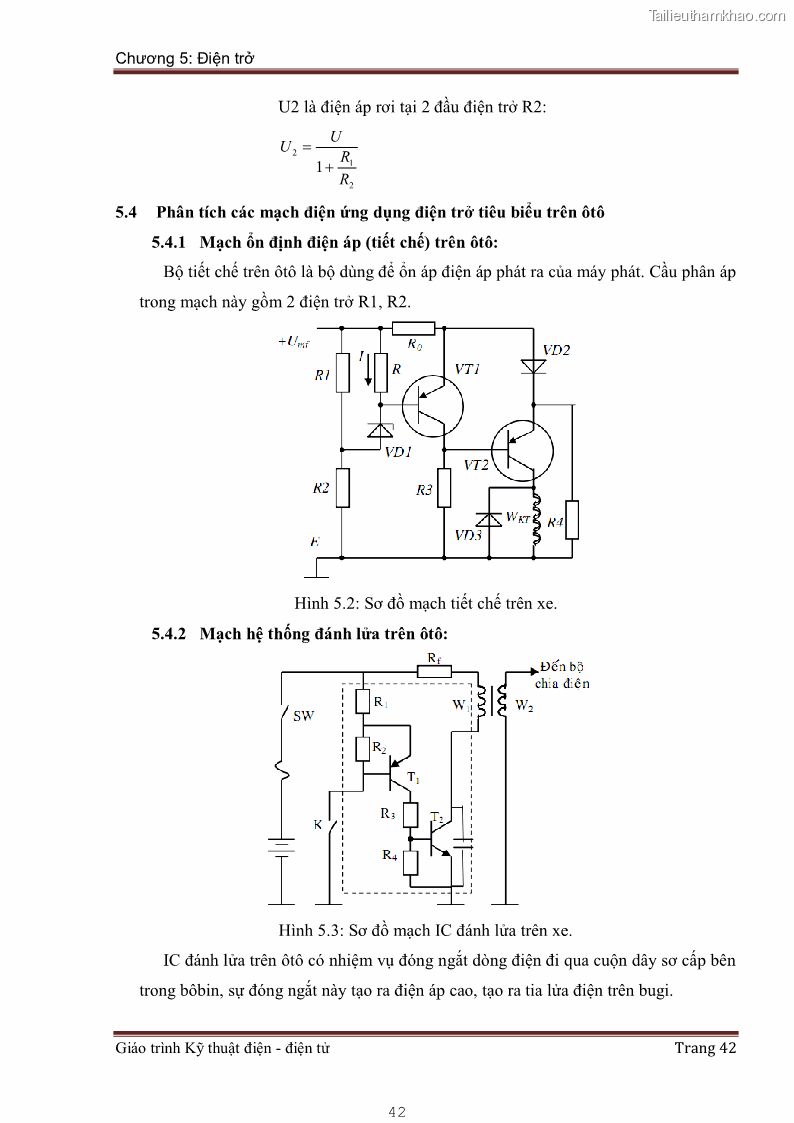 Giáo trình Kỹ thuật điện và điện tử - 4 Trang 42