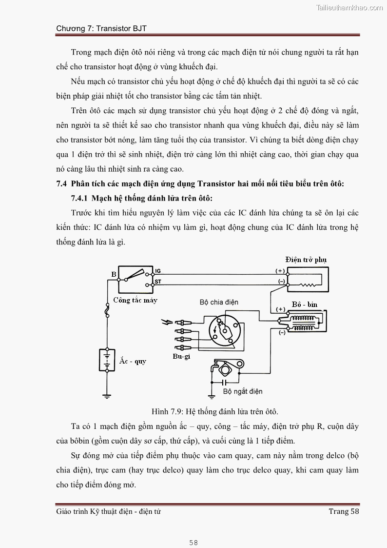 Giáo trình Kỹ thuật điện và điện tử - 5 Trang 58