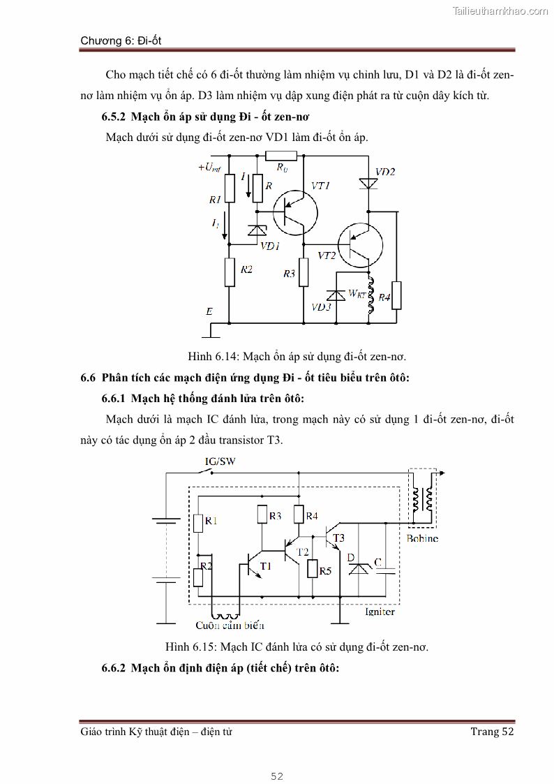 Giáo trình Kỹ thuật điện và điện tử - 5 Trang 52