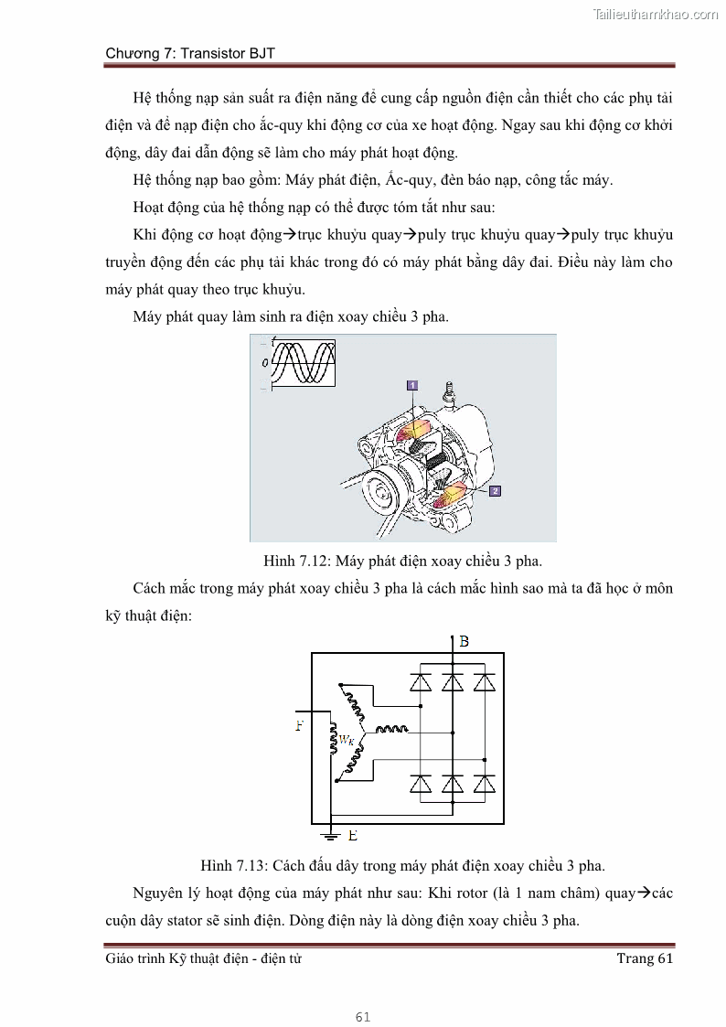 Giáo trình Kỹ thuật điện và điện tử - 6 Trang 61