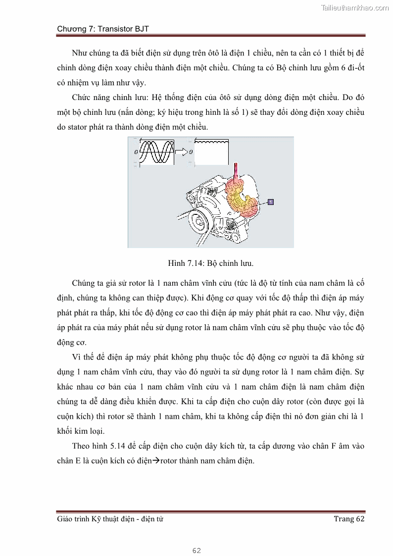 Giáo trình Kỹ thuật điện và điện tử - 6 Trang 62