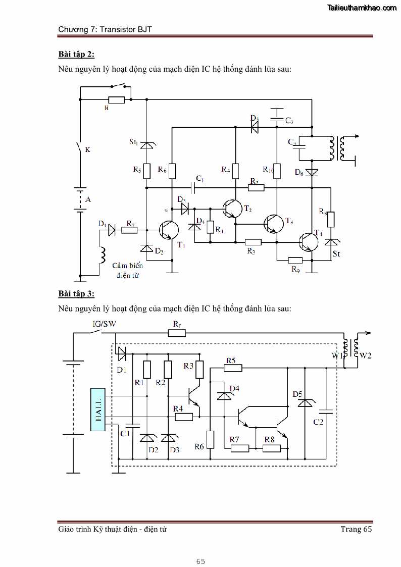 Giáo trình Kỹ thuật điện và điện tử - 6 Trang 65