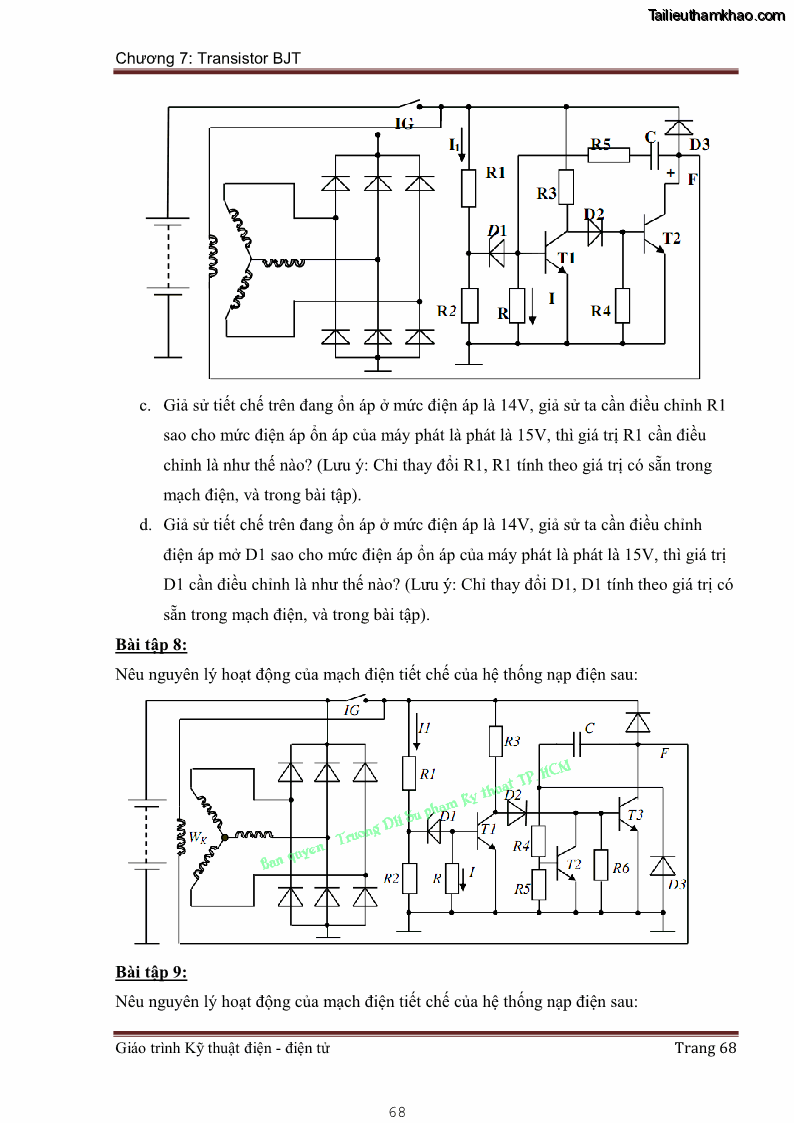 Giáo trình Kỹ thuật điện và điện tử - 6 Trang 68