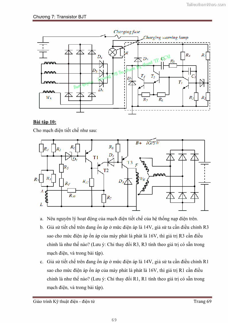 Giáo trình Kỹ thuật điện và điện tử - 6 Trang 69