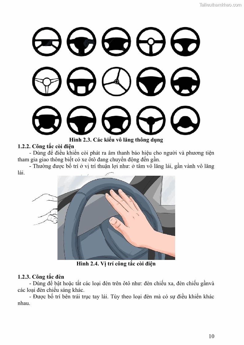 Giáo trình Kỹ thuật lái ô tô Nghề Công nghệ ô tô - Cao đẳng - Trường Cao đẳng nghề Đồng Tháp - 1 Trang 11