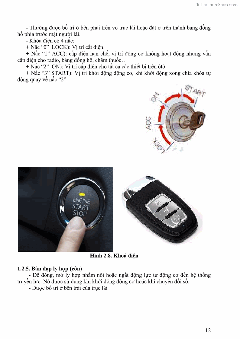 Giáo trình Kỹ thuật lái ô tô Nghề Công nghệ ô tô - Cao đẳng - Trường Cao đẳng nghề Đồng Tháp - 2 Trang 13