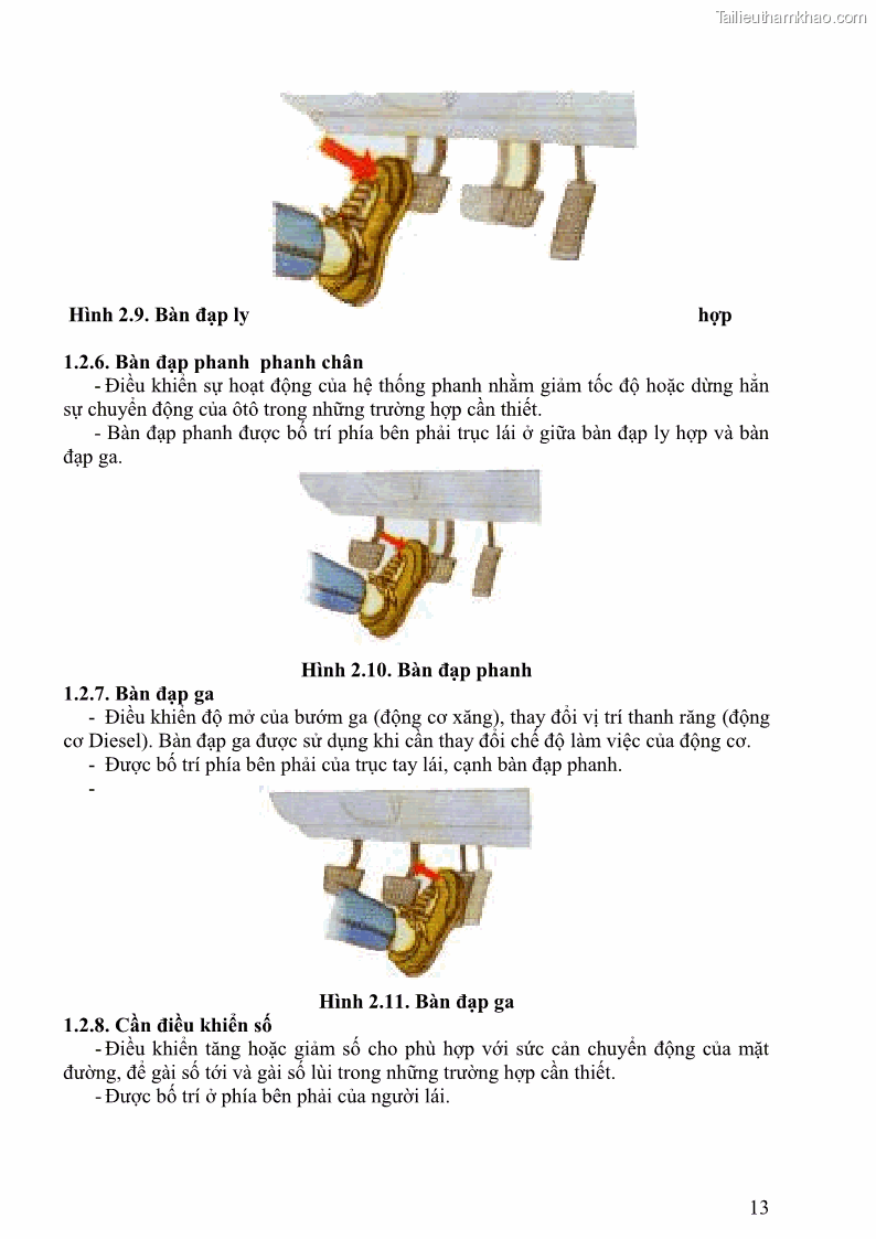 Giáo trình Kỹ thuật lái ô tô Nghề Công nghệ ô tô - Cao đẳng - Trường Cao đẳng nghề Đồng Tháp - 2 Trang 14