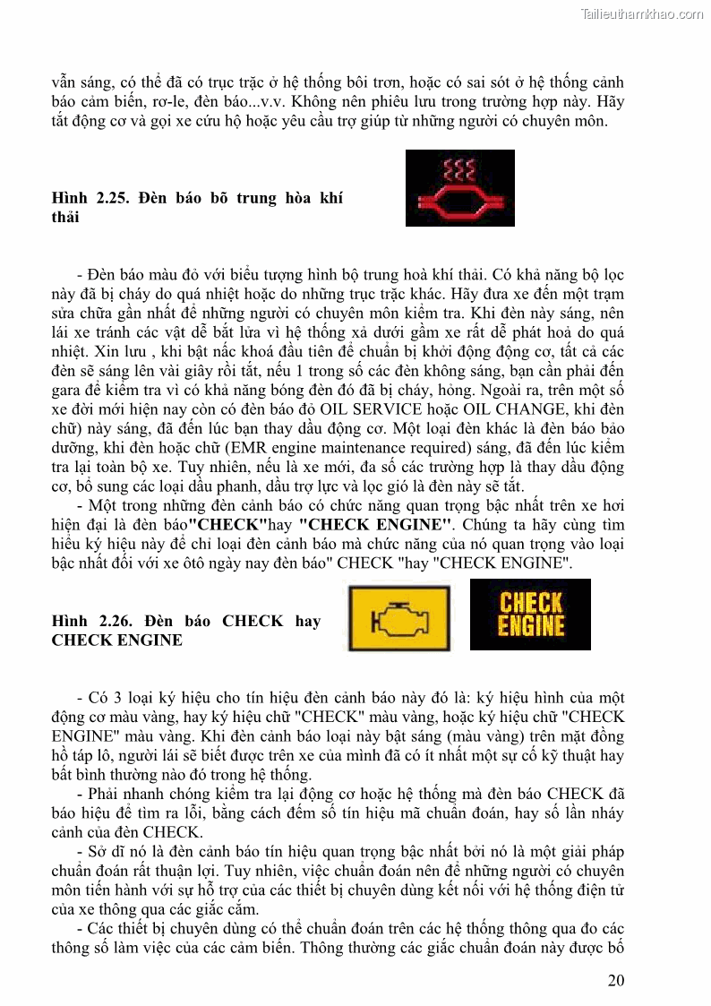 Giáo trình Kỹ thuật lái ô tô Nghề Công nghệ ô tô - Cao đẳng - Trường Cao đẳng nghề Đồng Tháp - 2 Trang 21