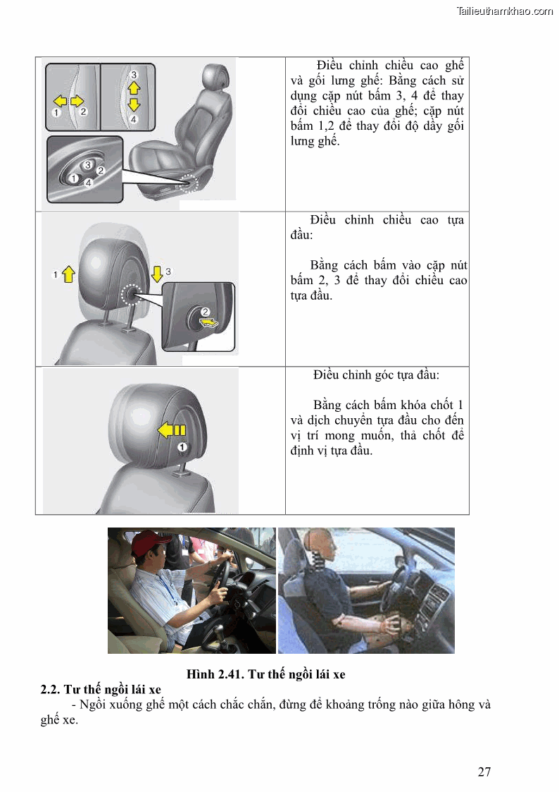 Giáo trình Kỹ thuật lái ô tô Nghề Công nghệ ô tô - Cao đẳng - Trường Cao đẳng nghề Đồng Tháp - 3 Trang 28