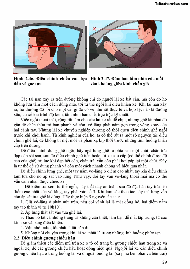 Giáo trình Kỹ thuật lái ô tô Nghề Công nghệ ô tô - Cao đẳng - Trường Cao đẳng nghề Đồng Tháp - 3 Trang 30