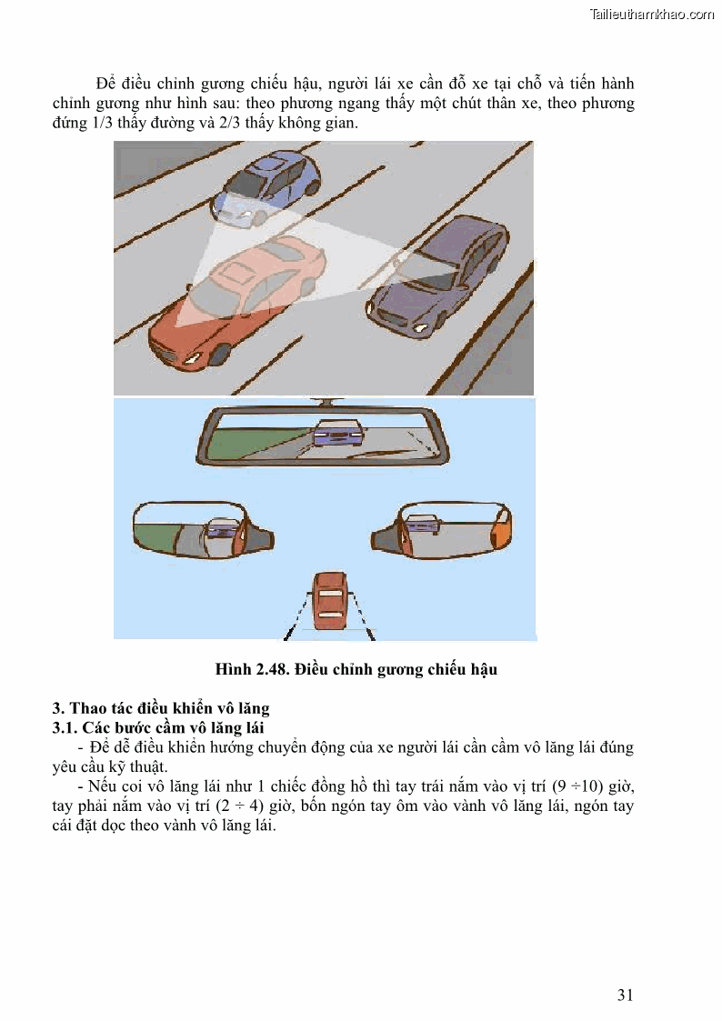 Giáo trình Kỹ thuật lái ô tô Nghề Công nghệ ô tô - Cao đẳng - Trường Cao đẳng nghề Đồng Tháp - 3 Trang 32