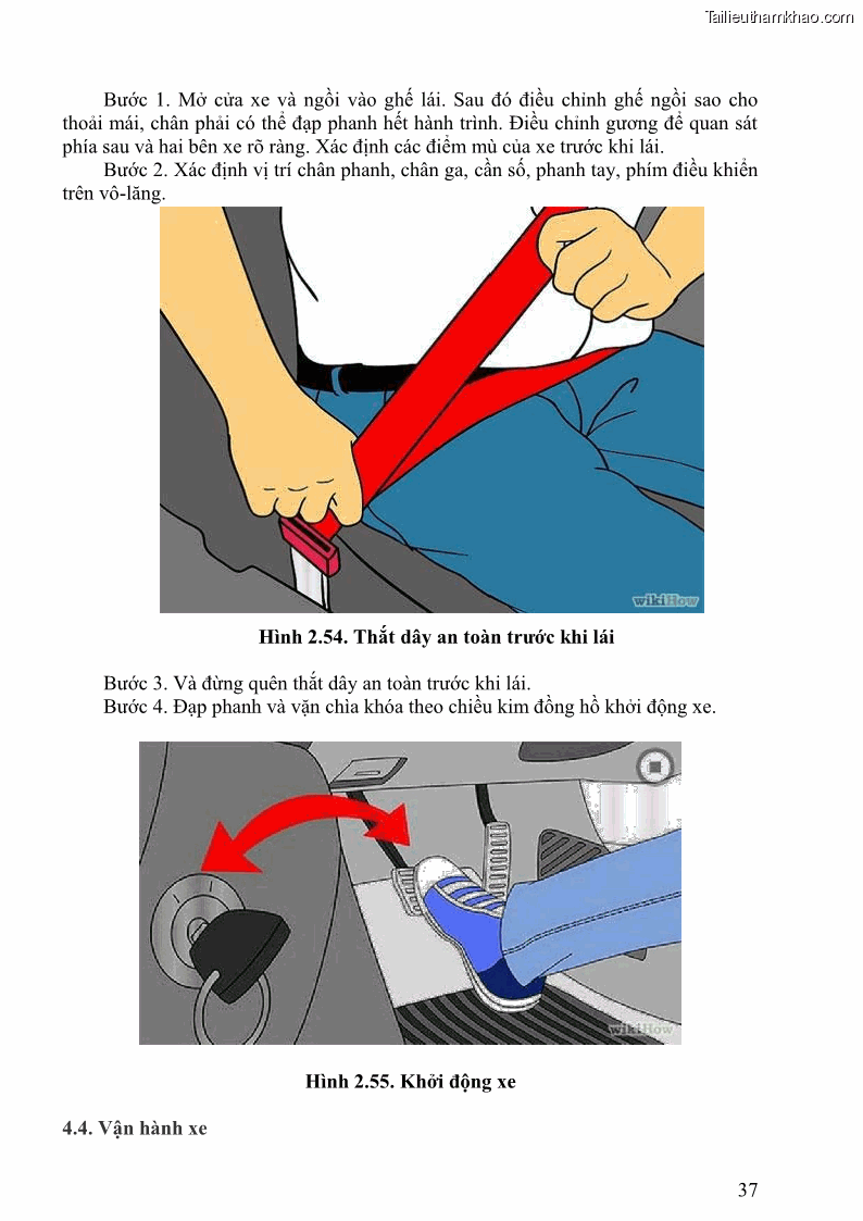 Giáo trình Kỹ thuật lái ô tô Nghề Công nghệ ô tô - Cao đẳng - Trường Cao đẳng nghề Đồng Tháp - 4 Trang 38