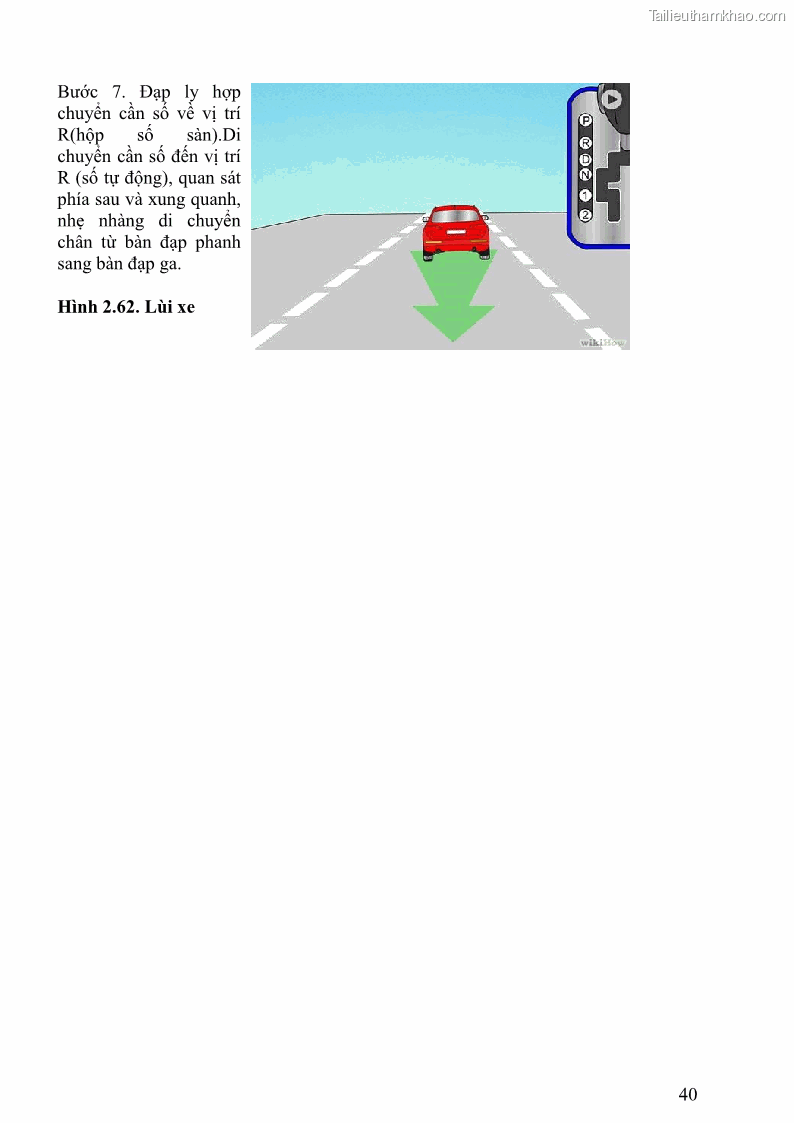 Giáo trình Kỹ thuật lái ô tô Nghề Công nghệ ô tô - Cao đẳng - Trường Cao đẳng nghề Đồng Tháp - 4 Trang 41