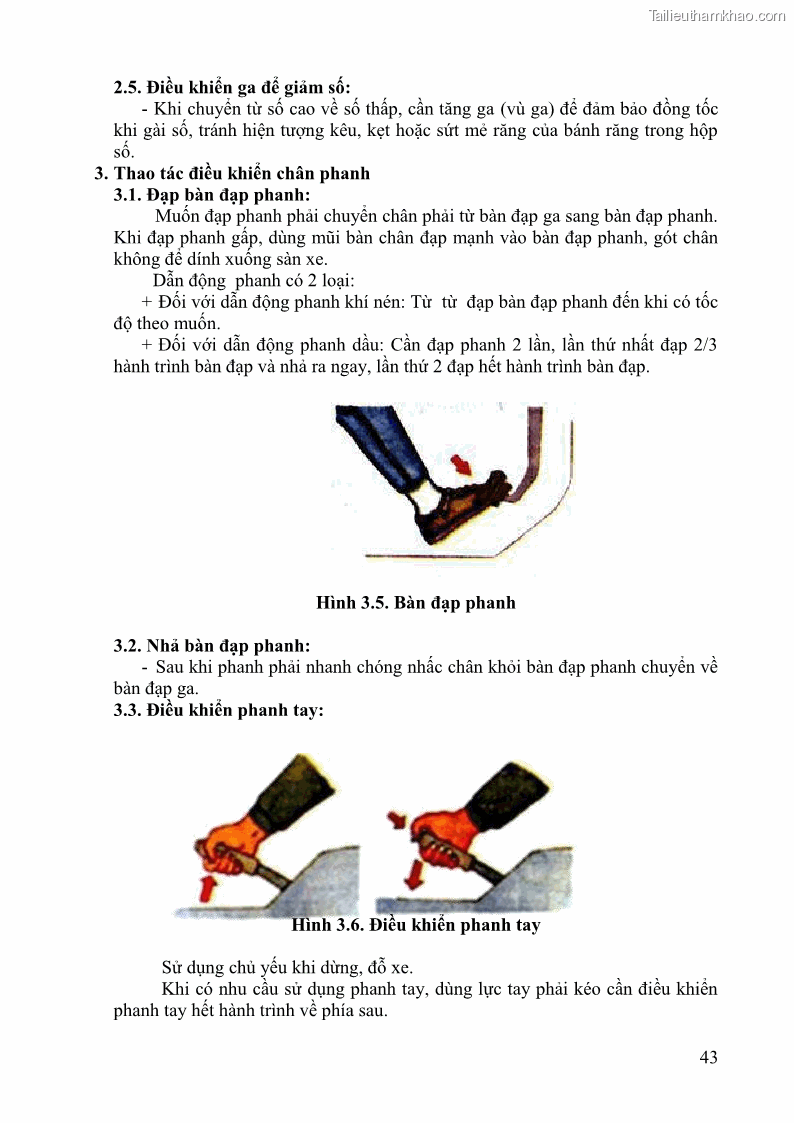 Giáo trình Kỹ thuật lái ô tô Nghề Công nghệ ô tô - Cao đẳng - Trường Cao đẳng nghề Đồng Tháp - 4 Trang 44