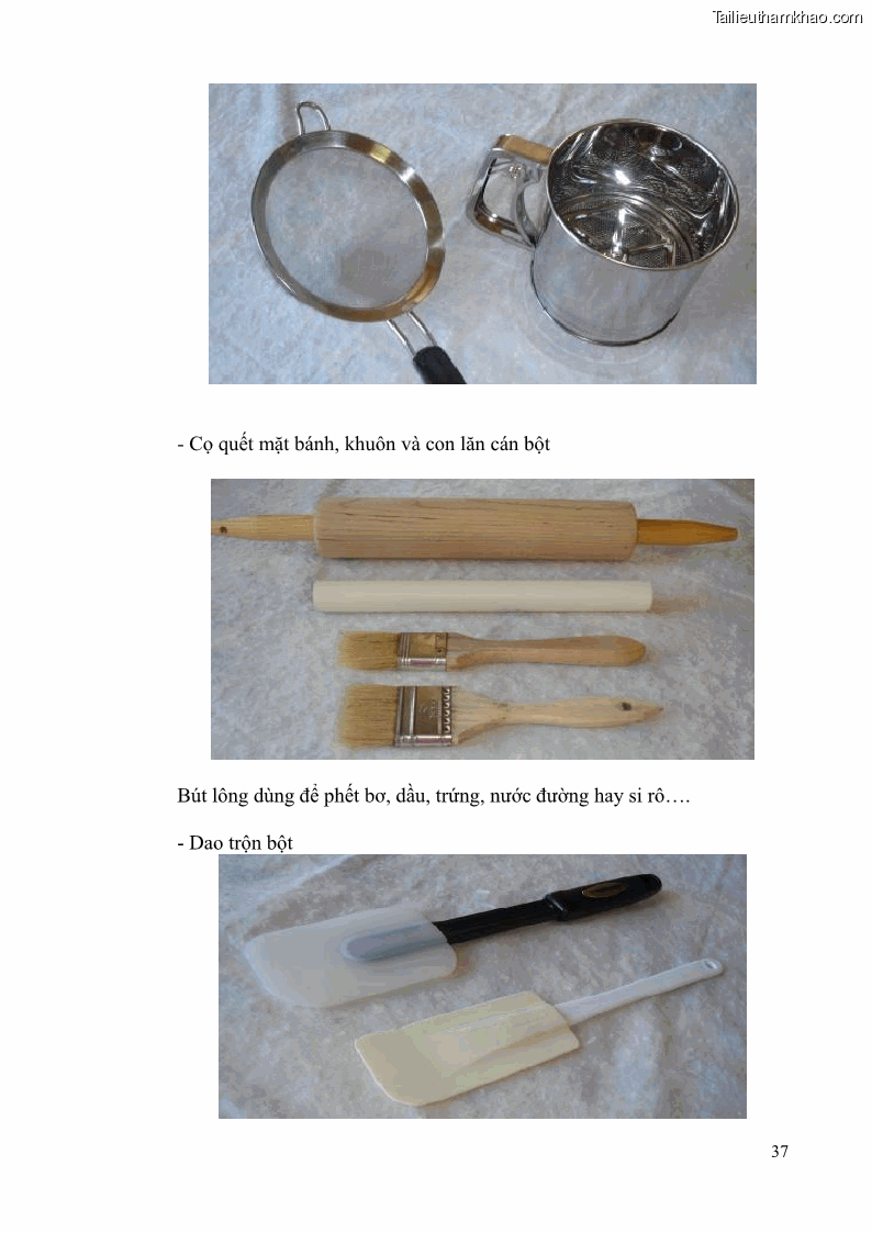 Giáo trình Kỹ thuật làm bánh Âu Nghề Kỹ thuật chế biến bánh - Trung cấp - Trường CĐ Du lịch và dịch vụ Hải Phòng - 4 Trang 38