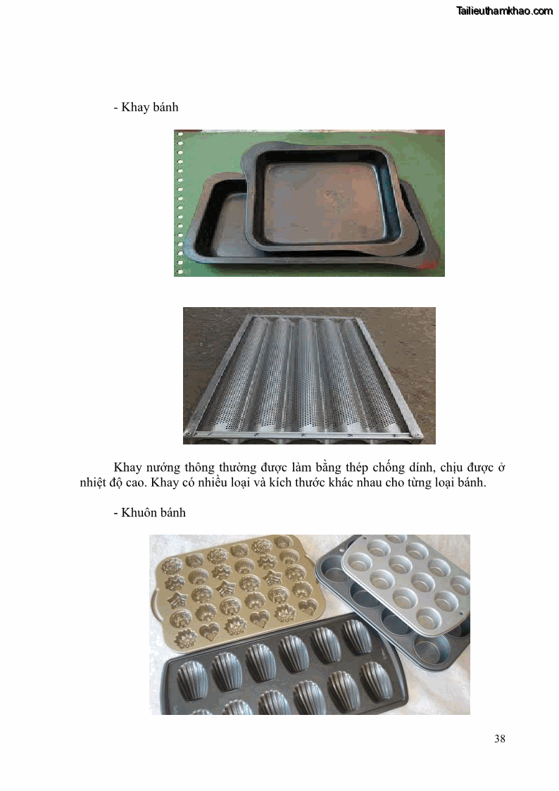 Giáo trình Kỹ thuật làm bánh Âu Nghề Kỹ thuật chế biến bánh - Trung cấp - Trường CĐ Du lịch và dịch vụ Hải Phòng - 4 Trang 39