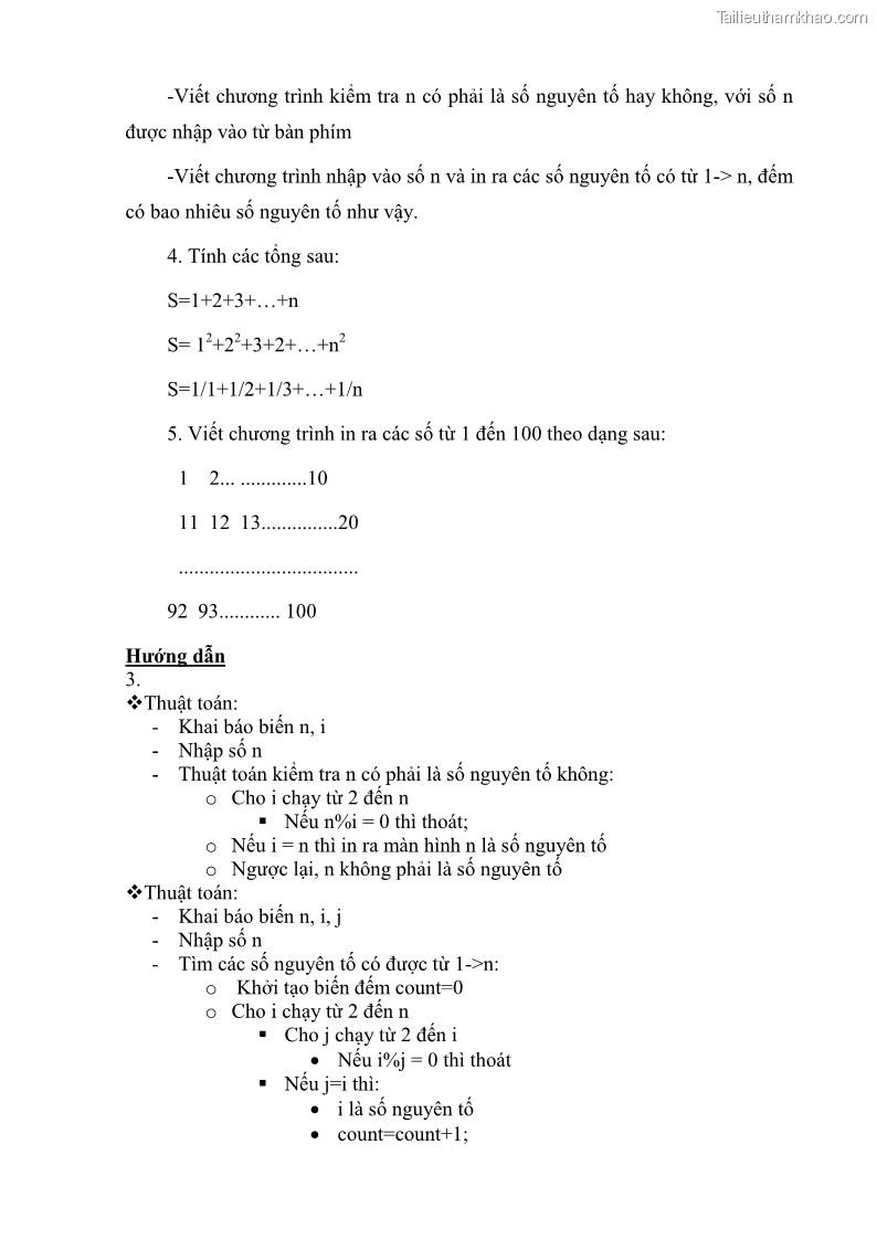 Giáo trình Lập trình C Nghề Quản trị mạng - Cao đẳng nghề - Tổng cục dạy nghề - 4 Trang 47