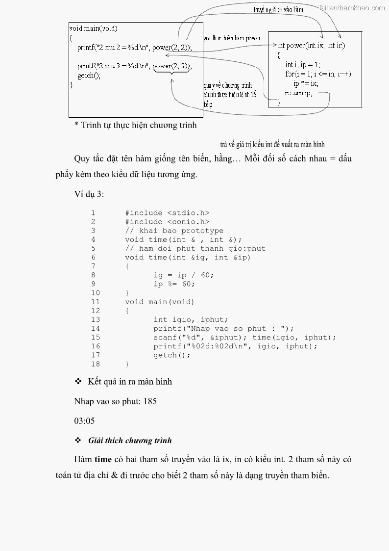 Giáo trình Lập trình C Nghề Quản trị mạng - Cao đẳng nghề - Tổng cục dạy nghề - 5 Trang 60