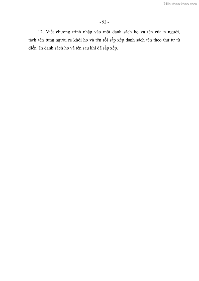 Giáo trình Lập trình C Nghề Quản trị mạng - Cao đẳng nghề - Tổng cục dạy nghề - 8 Trang 92