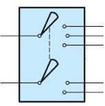 Công tắc máy loại 7 chân Công tắc lưỡi gà Công tắc dạng cam trong hệ thống 41