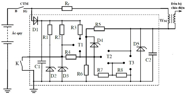 a Vẽ lại hình bổ sung các transistor còn trống Biết rằng khi đóng khoá K thì 8