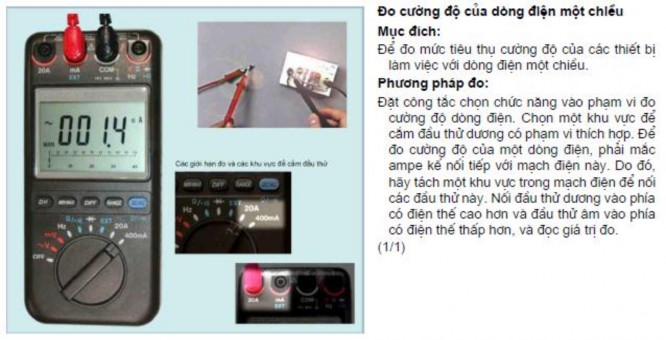 2 5 3 Đo điện áp 2 6 Độ sụt áp – phương pháp đo kiểm độ sụt áp để 1