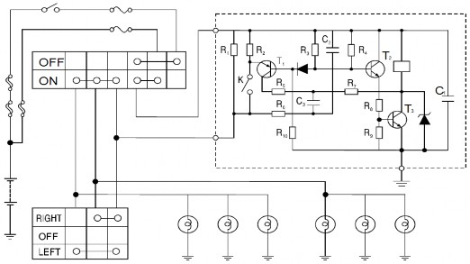 Hình 6 16 Các đi ốt trong mạch tạo nháy hệ thống tín hiệu Chương 7 TRANSISTOR 7