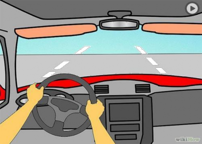 Bước 3 Trước khi cho xe lăn bánh chú ý quan sát xung quanh kể cả điểm mù Hình 2 14