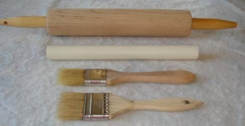 Bút lông dùng để phết bơ dầu trứng nước đường hay si rô… Dao trộn bột 11