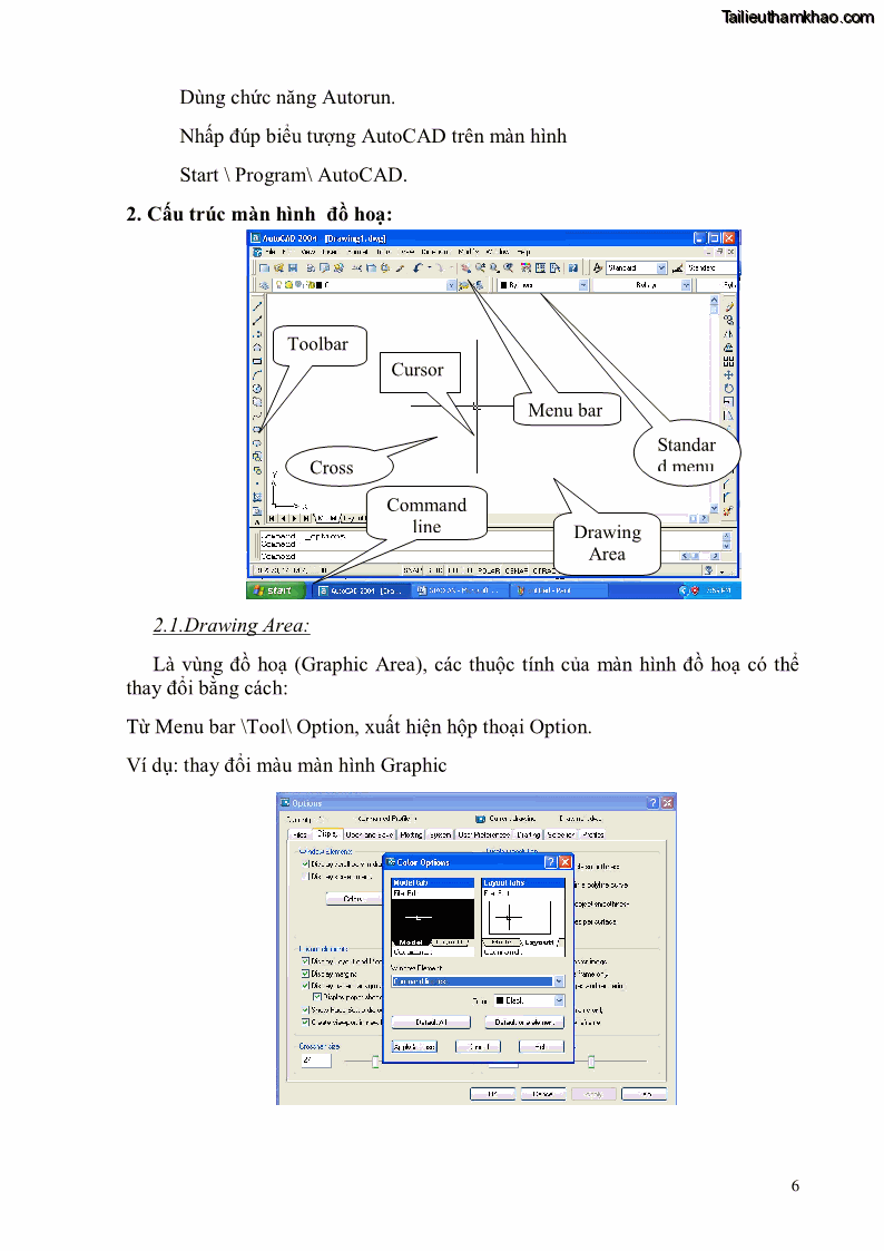 Giáo trình Thực hành autocad trường cđ nghề Đà Nẵng - 1 Trang 7