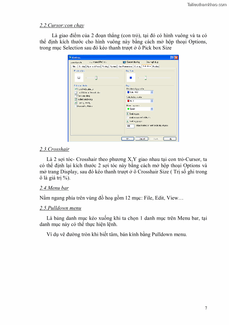 Giáo trình Thực hành autocad trường cđ nghề Đà Nẵng - 1 Trang 8