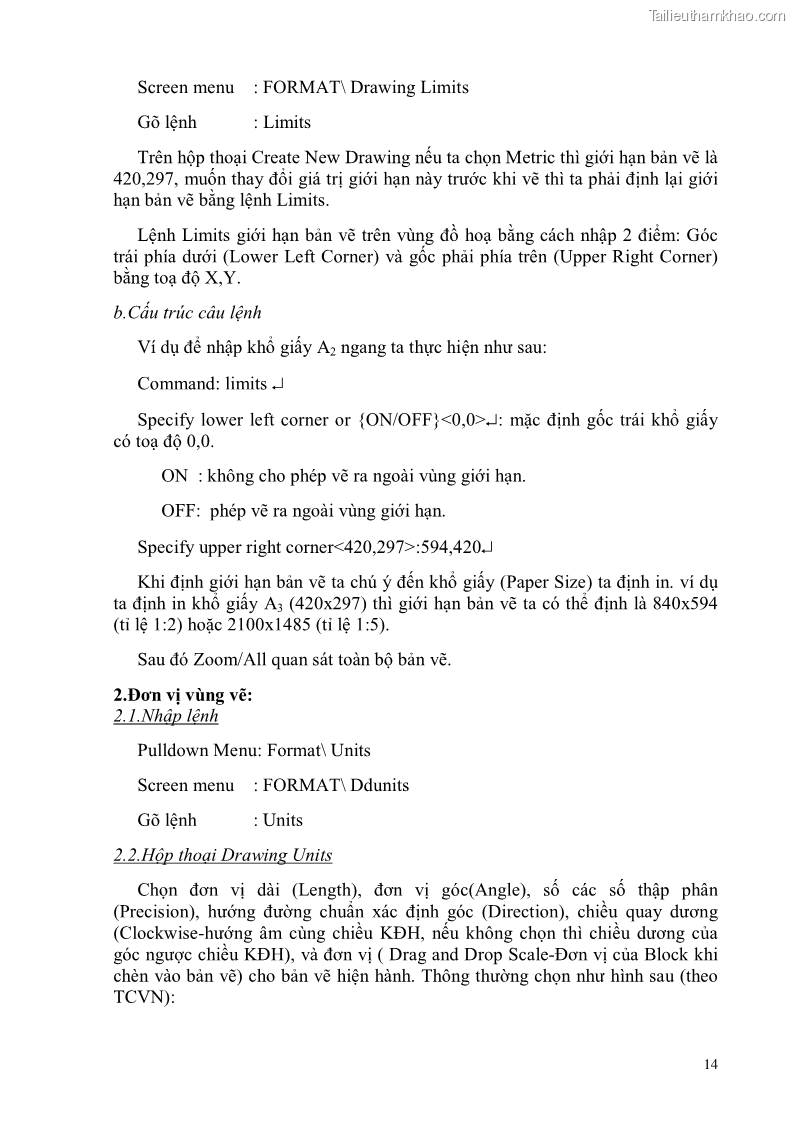 Giáo trình Thực hành autocad trường cđ nghề Đà Nẵng - 2 Trang 15