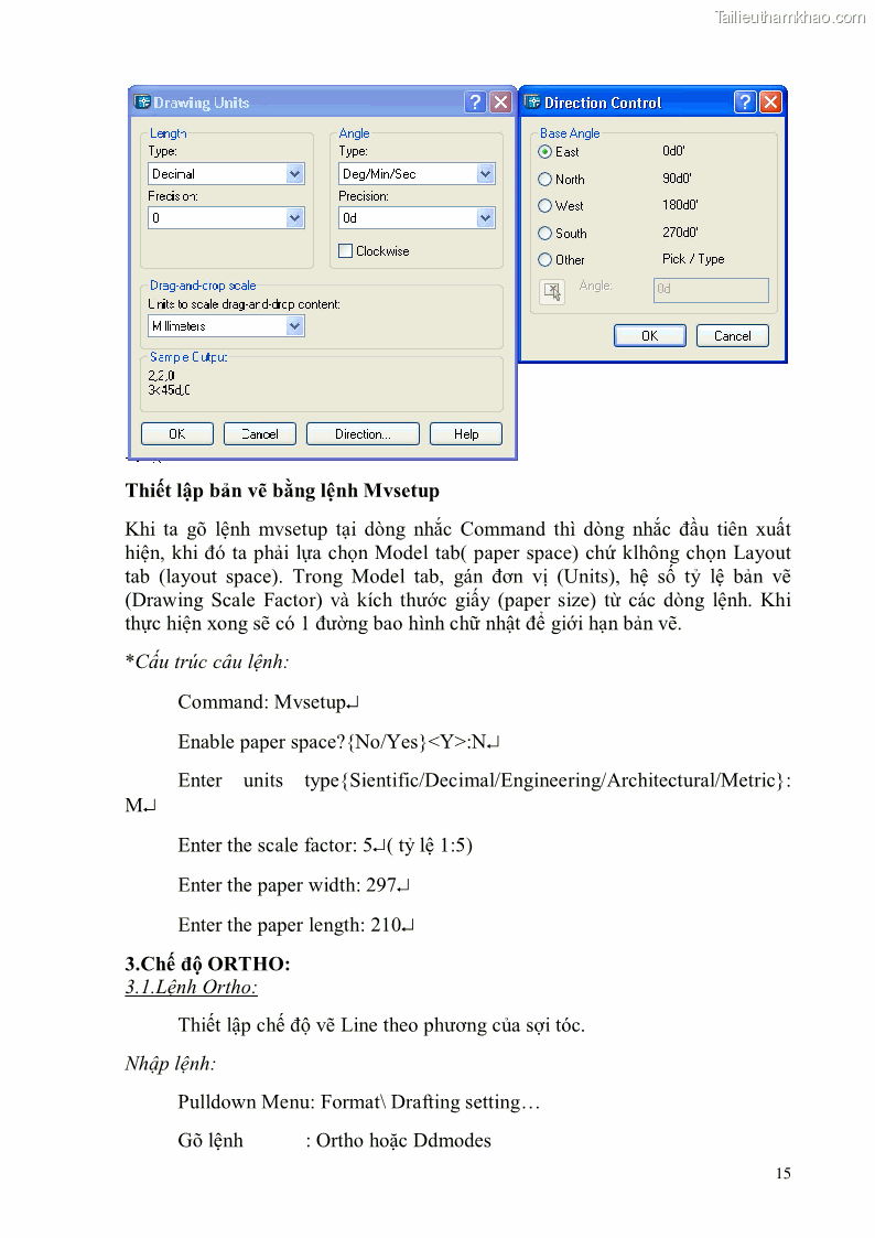 Giáo trình Thực hành autocad trường cđ nghề Đà Nẵng - 2 Trang 16
