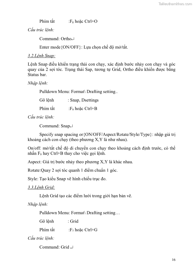 Giáo trình Thực hành autocad trường cđ nghề Đà Nẵng - 2 Trang 17