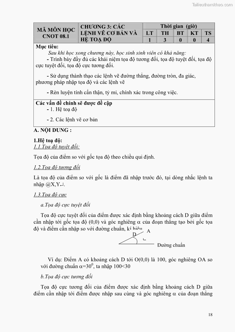 Giáo trình Thực hành autocad trường cđ nghề Đà Nẵng - 2 Trang 19