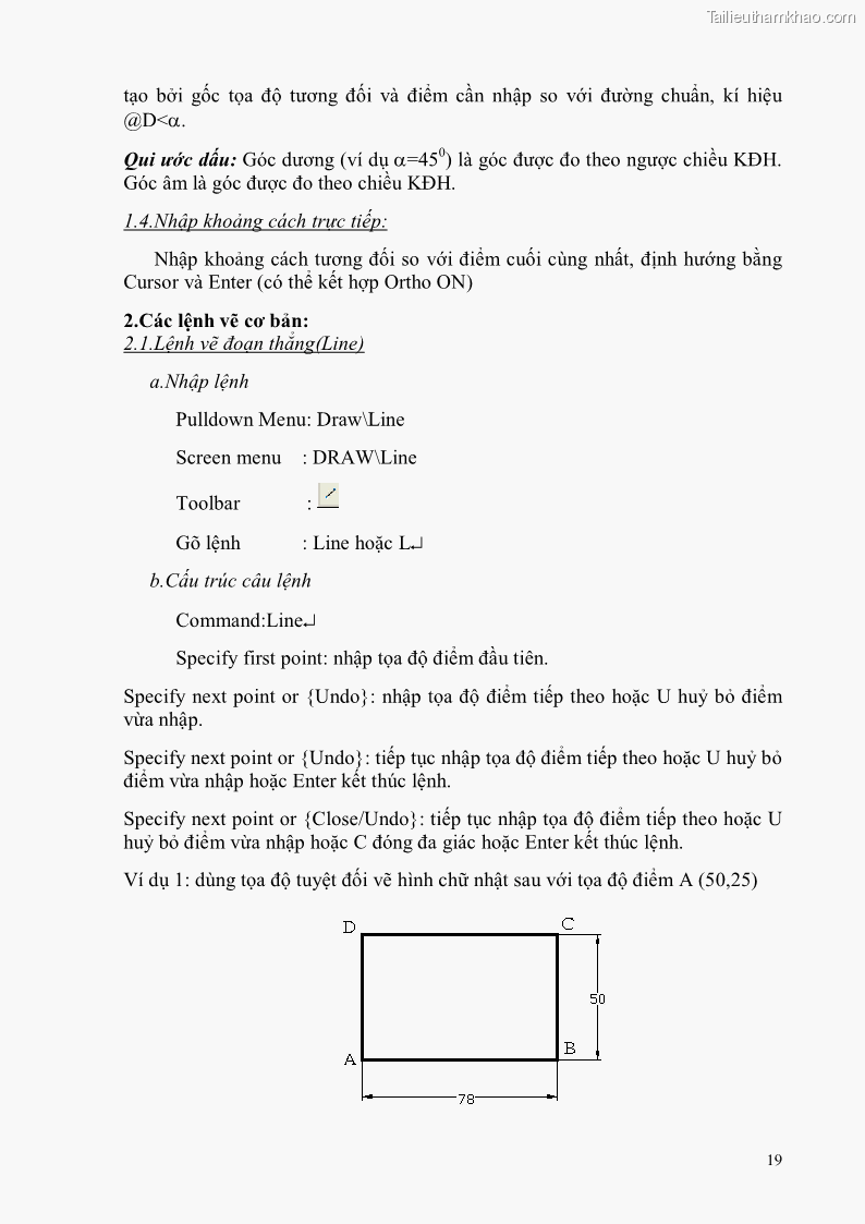 Giáo trình Thực hành autocad trường cđ nghề Đà Nẵng - 2 Trang 20