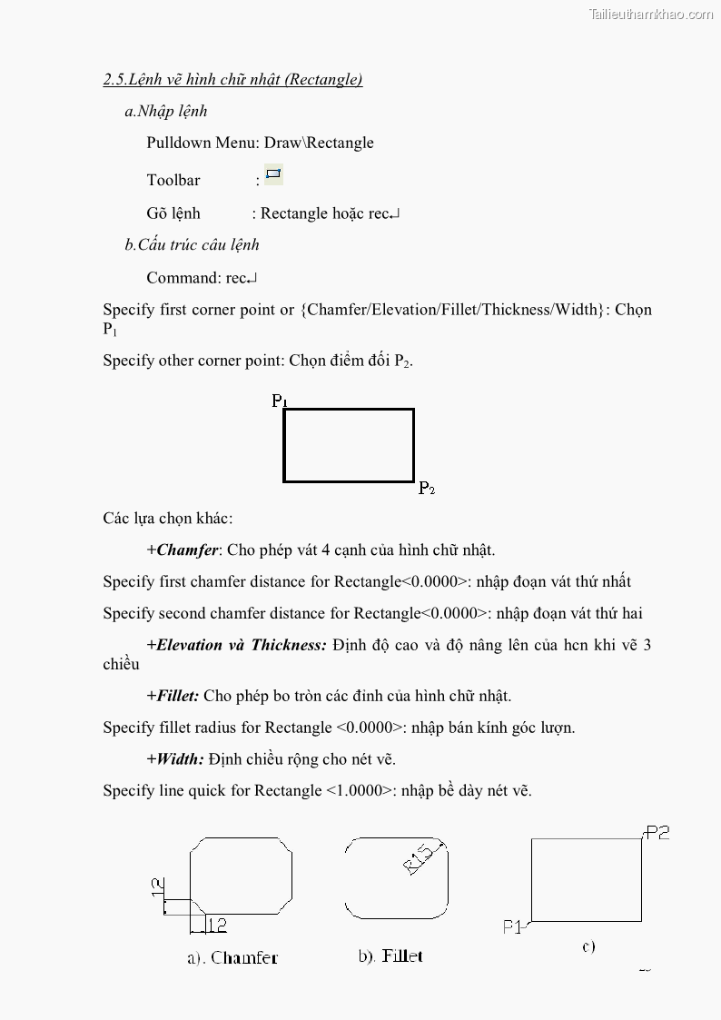 Giáo trình Thực hành autocad trường cđ nghề Đà Nẵng - 3 Trang 26