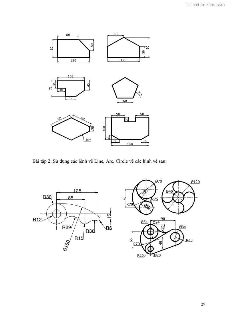 Giáo trình Thực hành autocad trường cđ nghề Đà Nẵng - 3 Trang 30