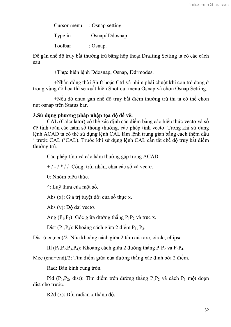 Giáo trình Thực hành autocad trường cđ nghề Đà Nẵng - 3 Trang 33