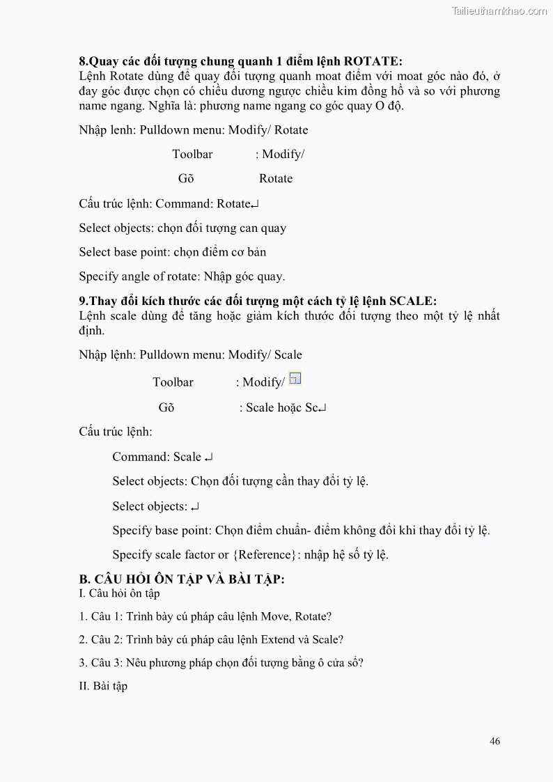 Giáo trình Thực hành autocad trường cđ nghề Đà Nẵng - 4 Trang 47